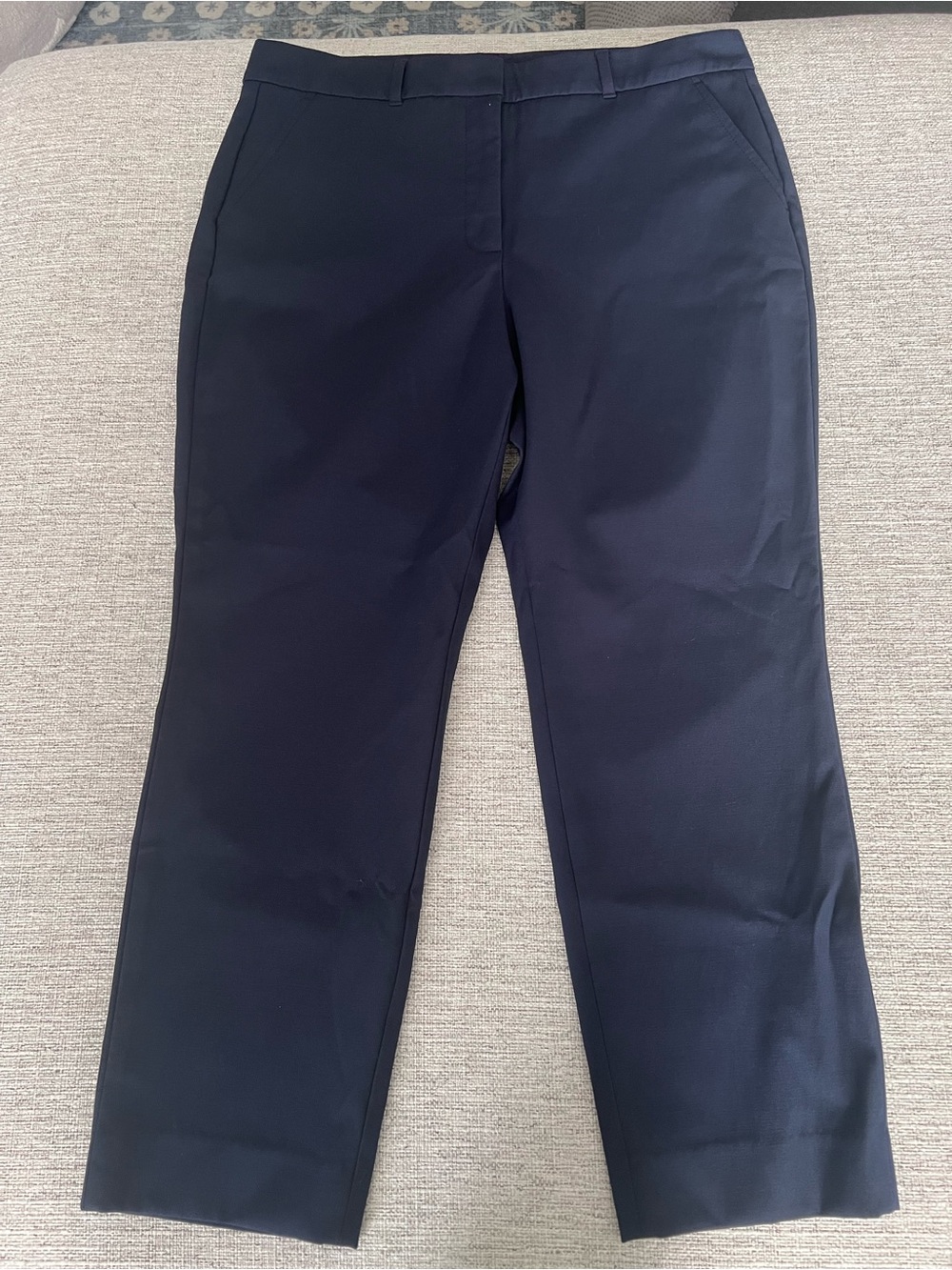 White House Black Market Elle Slim Dark Navy Tailored Pants